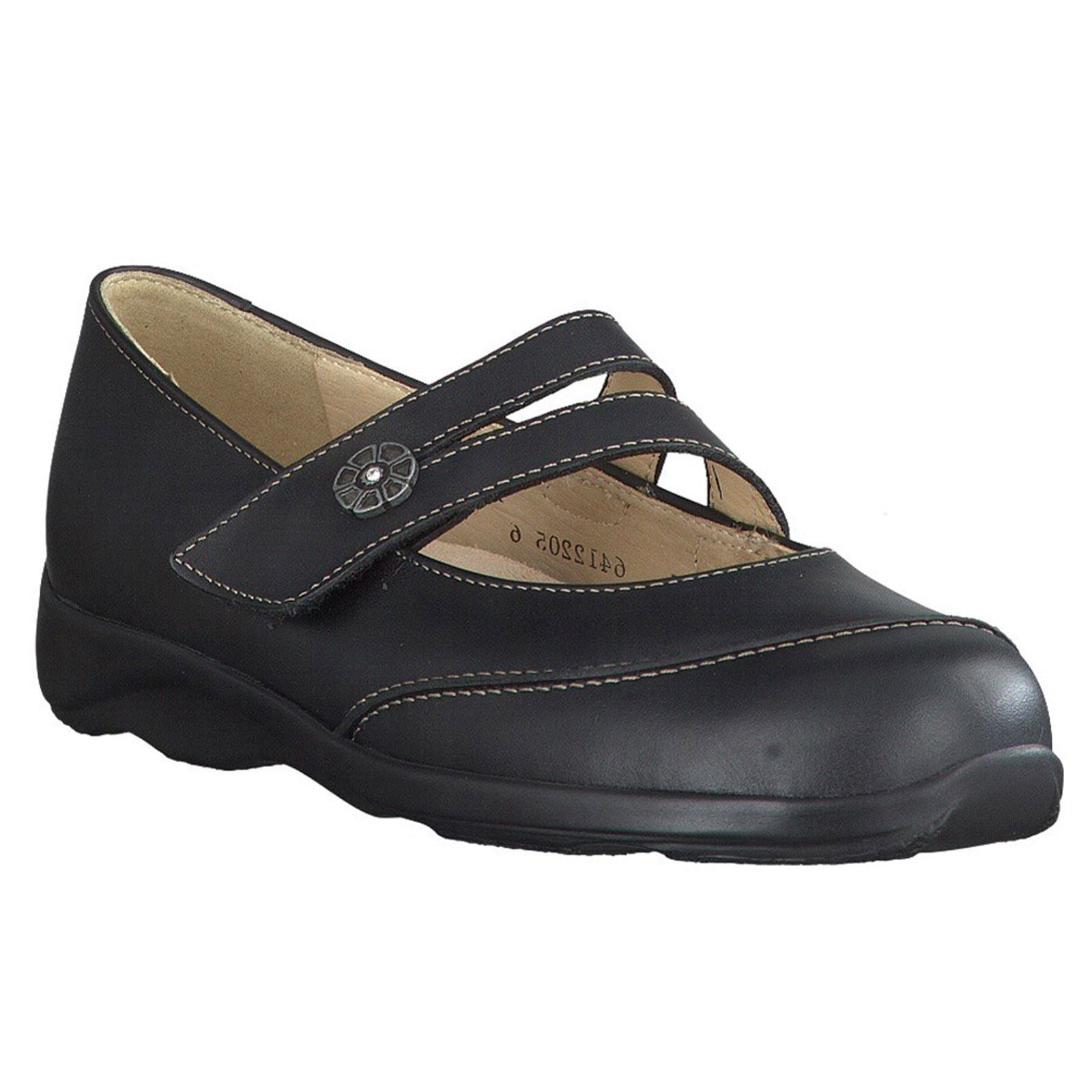 Finn Comfort Vivero 2353 Black Womens Mary Jane Shoes - UK 5