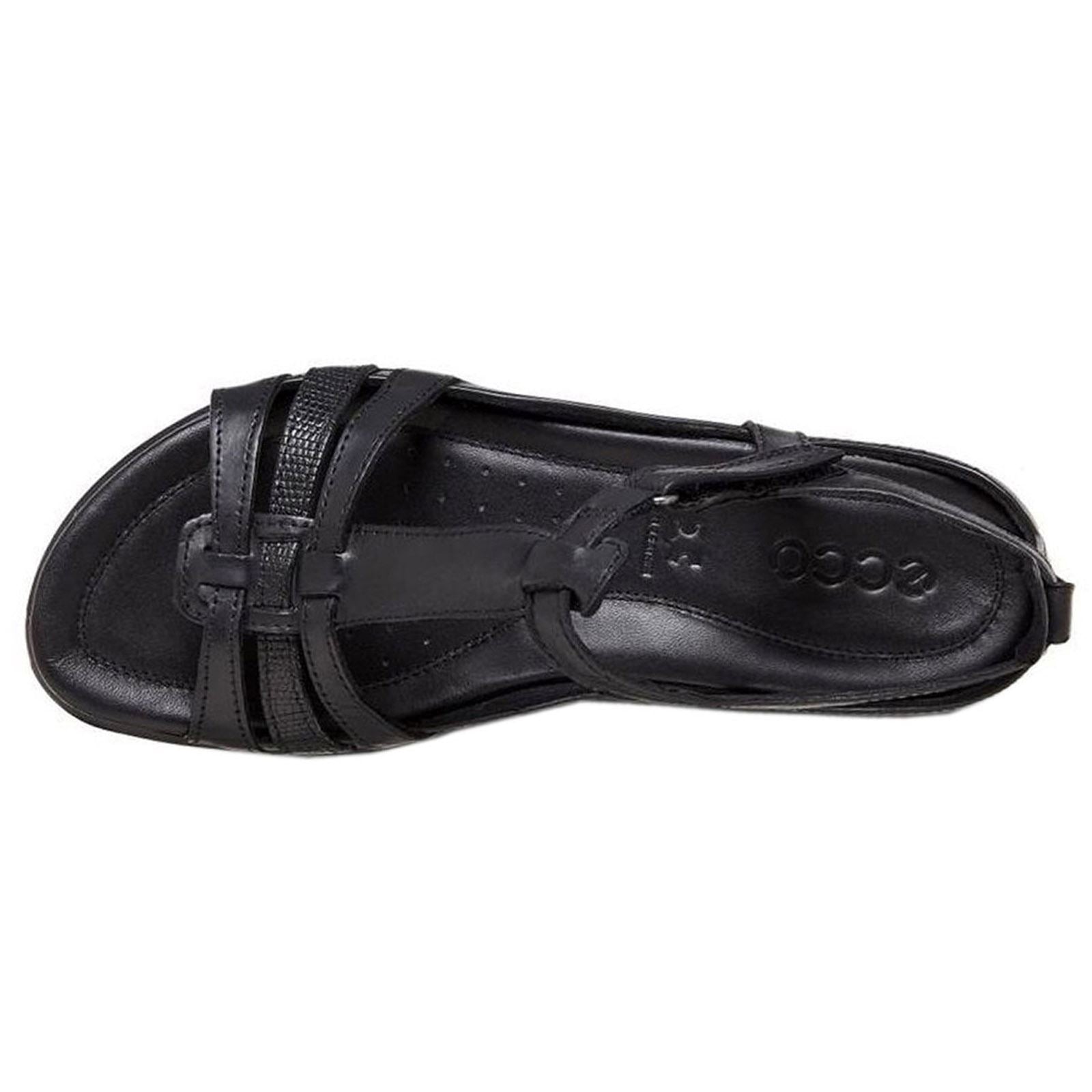 Ecco flash sandals clearance black