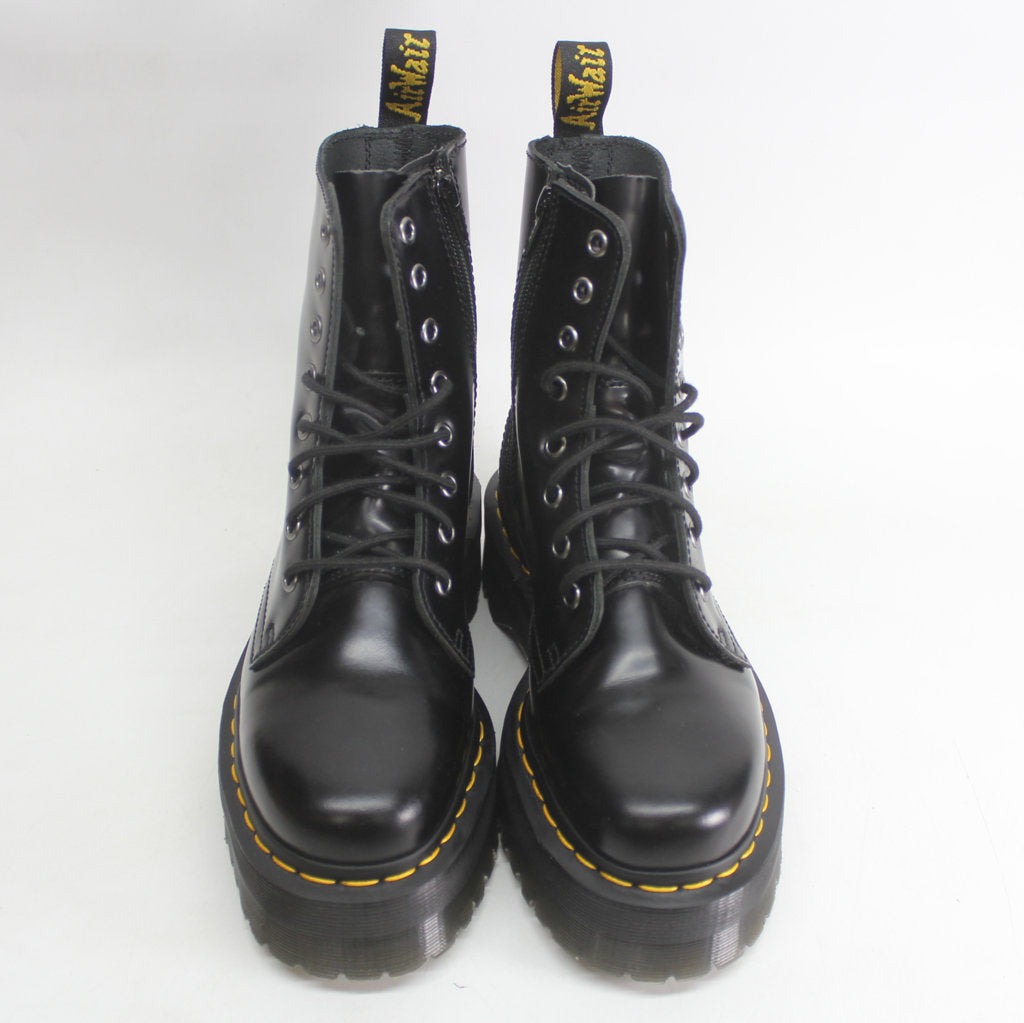 Dr. Martens Jadon Black Unisex Leather Mid-calf 8-eye Boots - UK 4