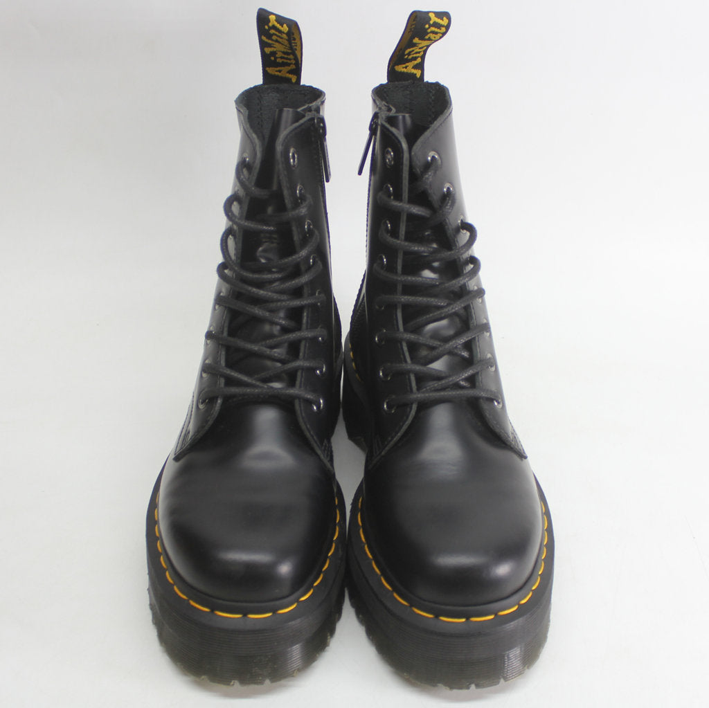 Dr. Martens Jadon Black Unisex Leather Mid-calf 8-eye Boots - UK 6