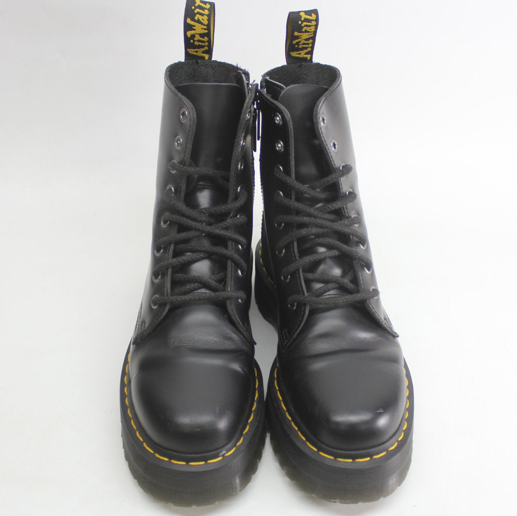 Dr. Martens Jadon Black Unisex Leather Mid-calf 8-eye Boots - UK 7