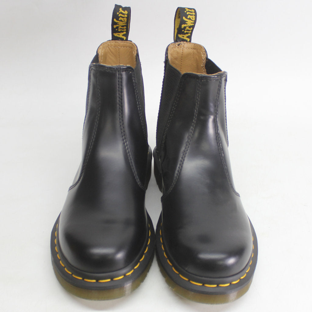 Dr. Martens 2976 Black Unisex Leather Chelsea Twin Gussets Pull on Ankle Boots - UK 4