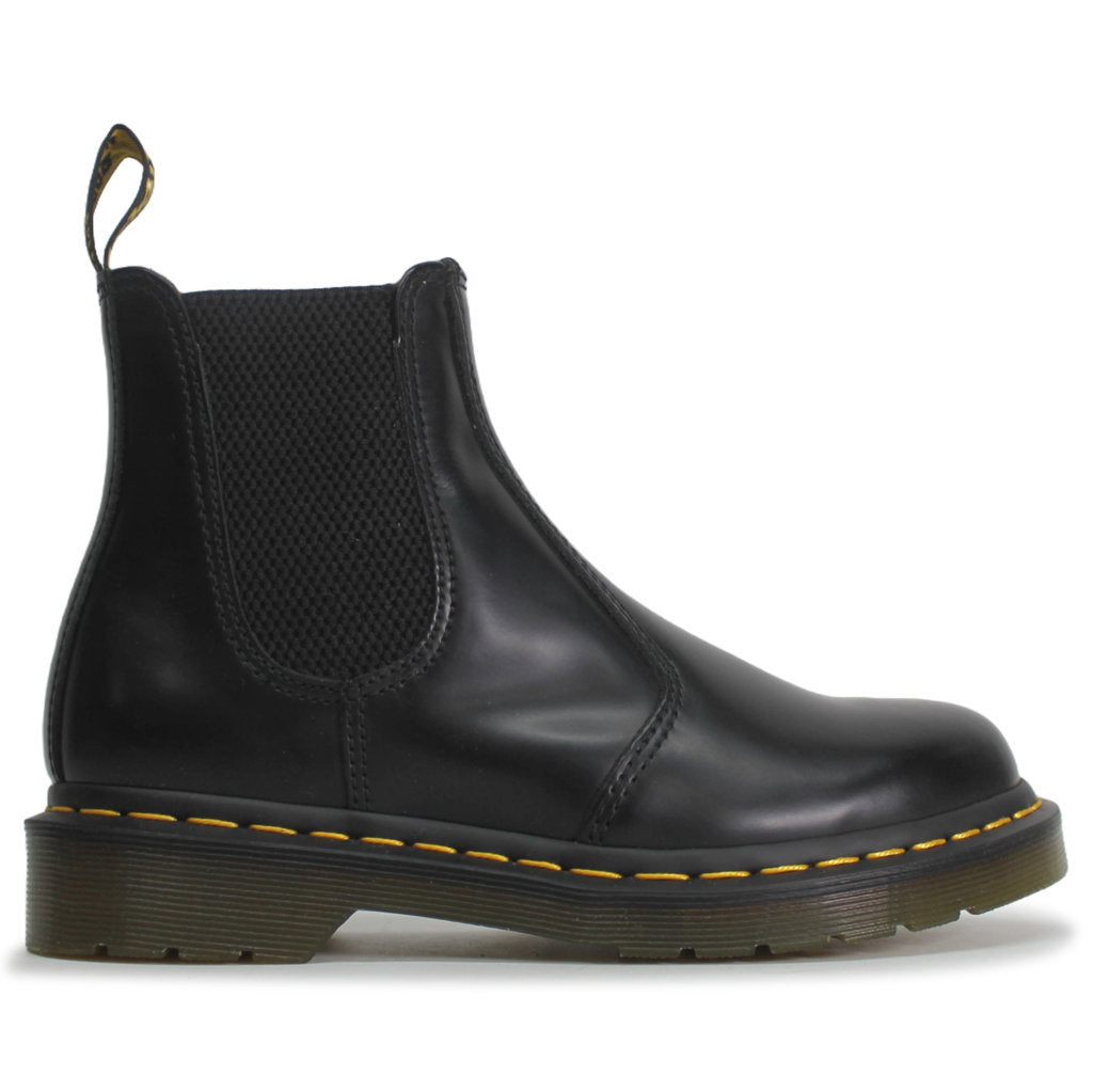 Dr. Martens 2976 Black Unisex Leather Chelsea Twin Gussets Pull on Ankle Boots - UK 4