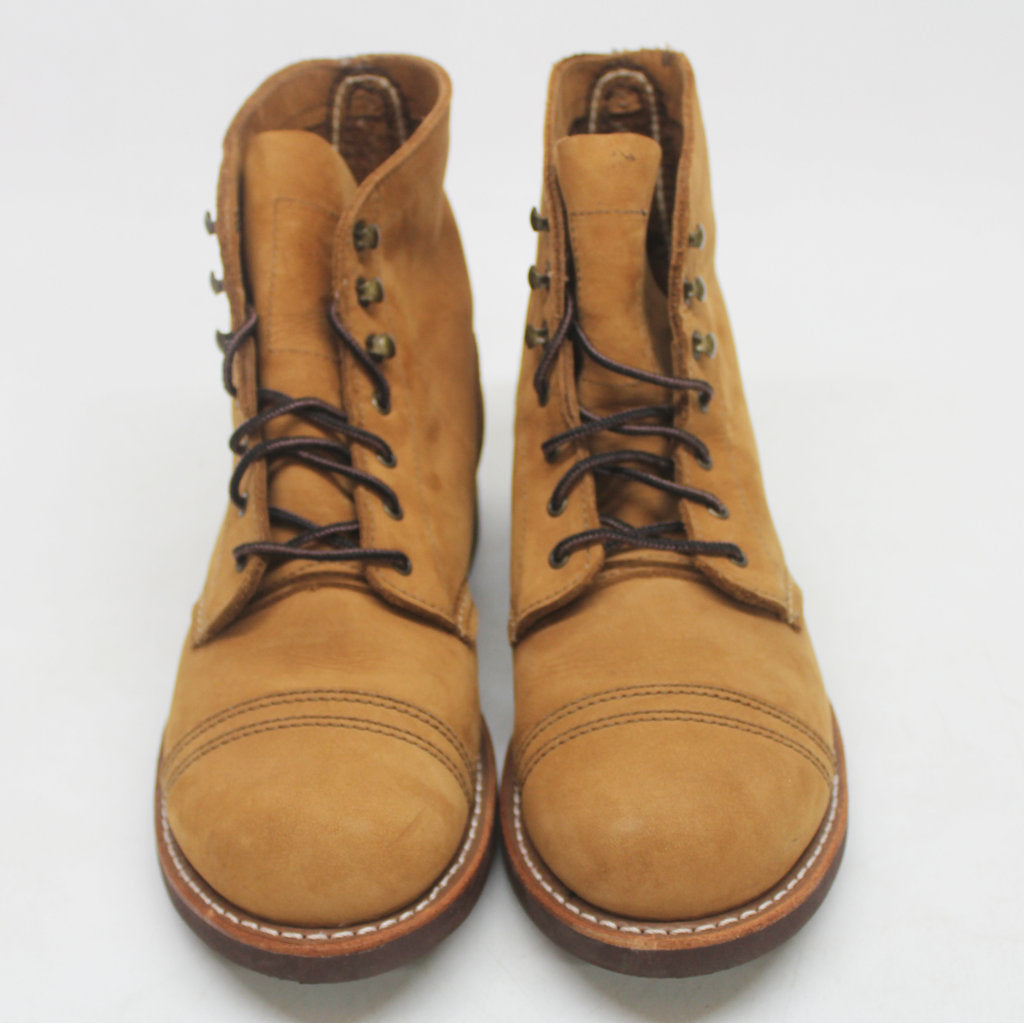 Red Wing Iron Ranger 3367 Honey Womens Nubuck Lace Up Boots - UK 6