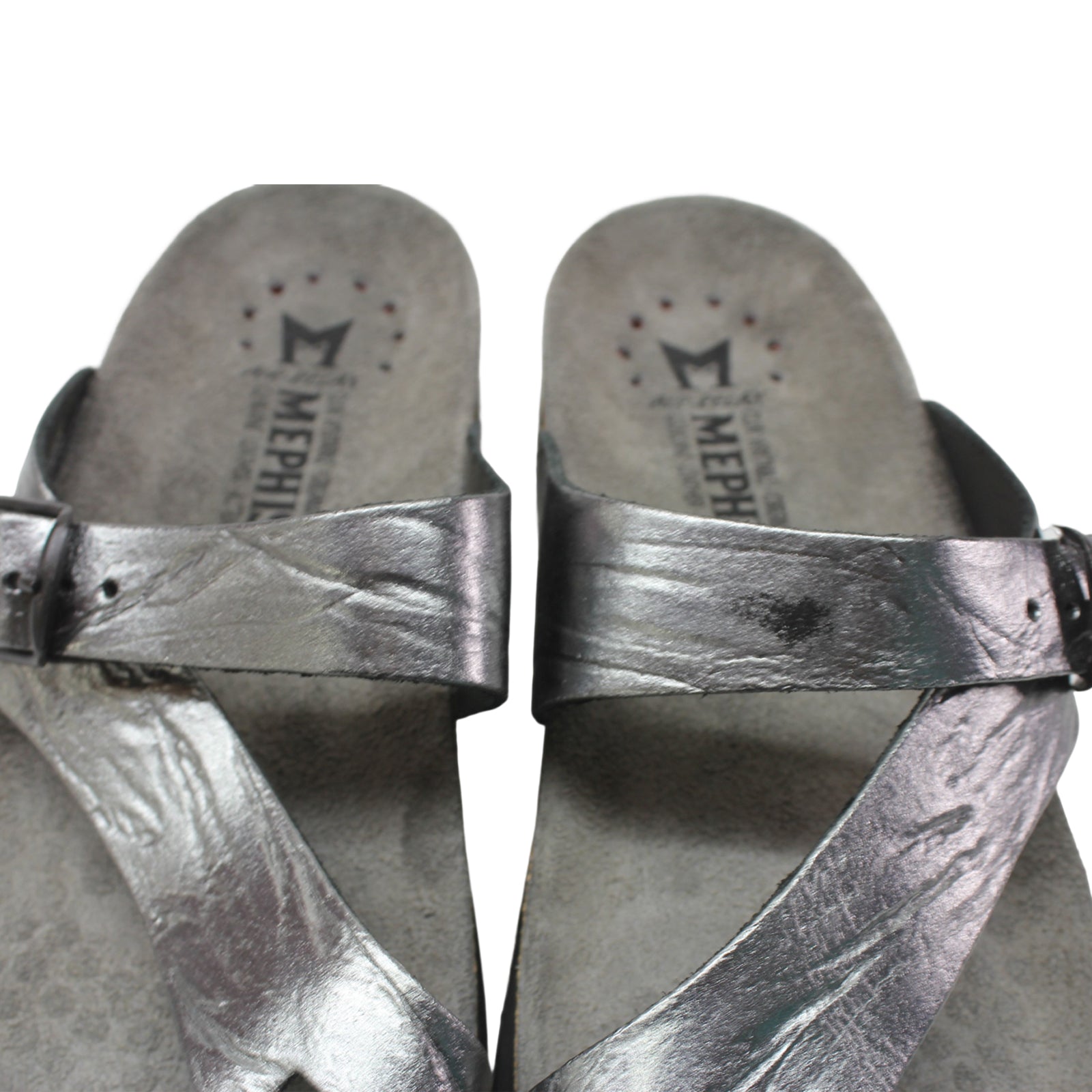 Mephisto sales silver sandals