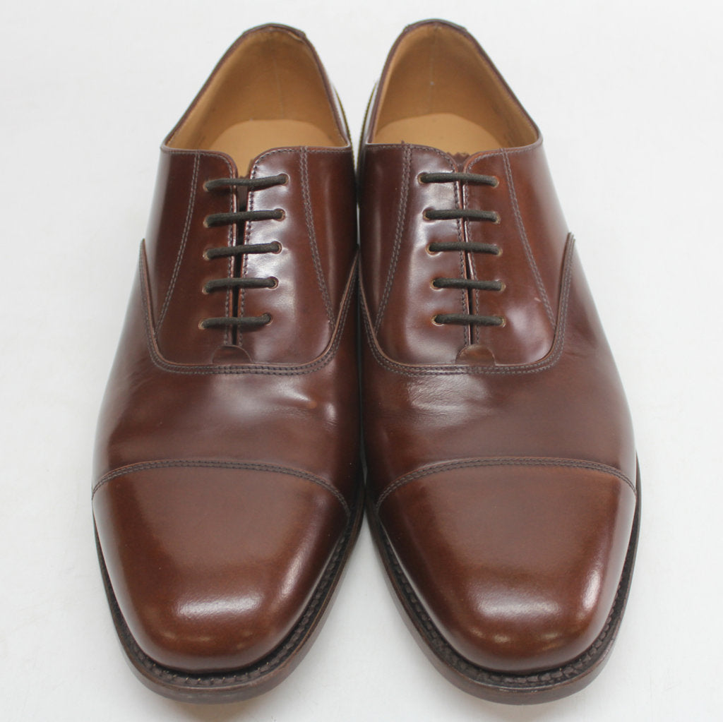 Loake 200 Brown Mens Leather Oxford Formal Smart Lace-up Shoes - UK 8