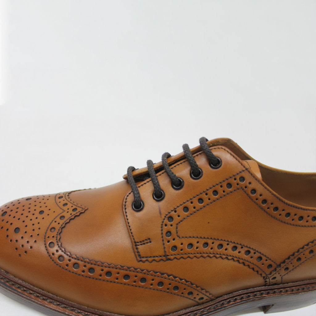 Loake Chester 2 Tan Mens Leather Lace-up Brogues Formal Shoes - UK 8.5