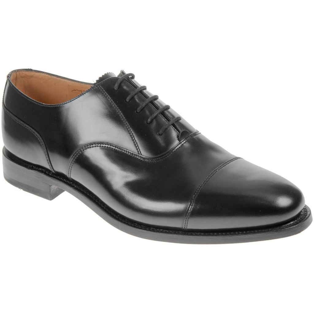 Loake 200 Black Mens Leather Oxford Formal Smart Lace-up Shoes - UK 9