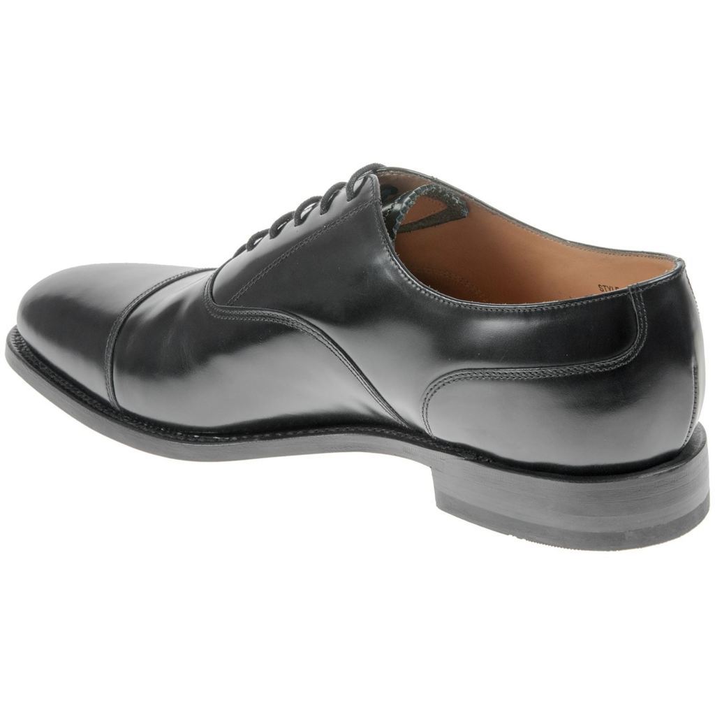 Loake 200 Black Mens Leather Oxford Formal Smart Lace-up Shoes - UK 10.5