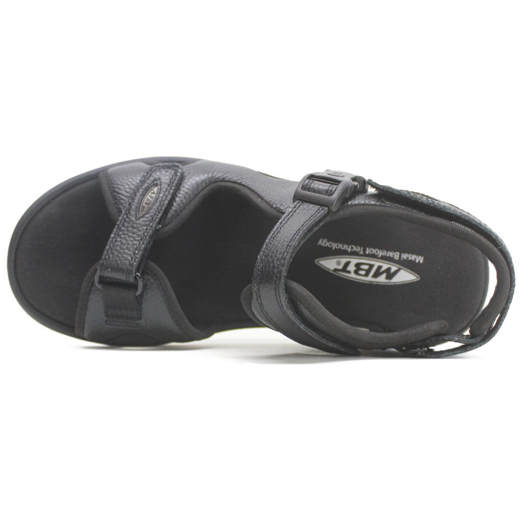 MBT Kisumu 3S Leather Womens Sandals#color_black