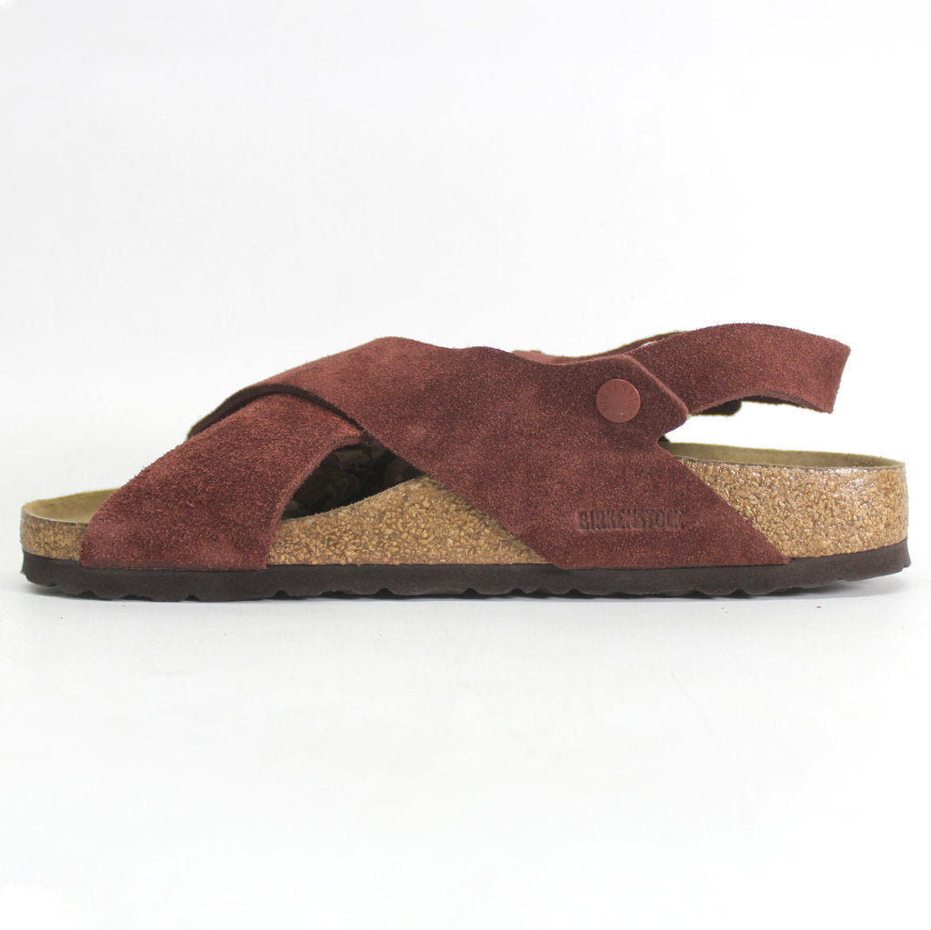 Birkenstock Tulum Soft Footbed Suede Unisex Sandals - Chocolate