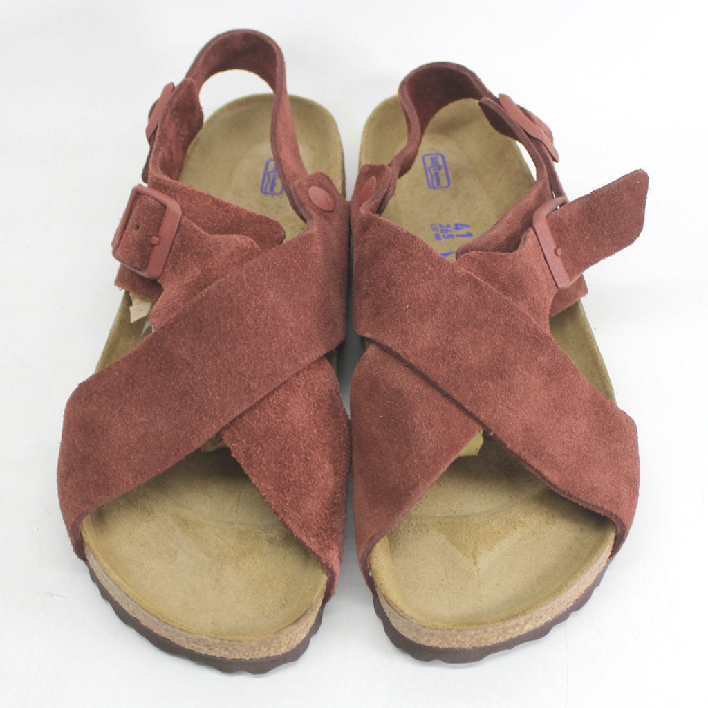 Birkenstock Tulum Soft Footbed Suede Unisex Sandals - Chocolate