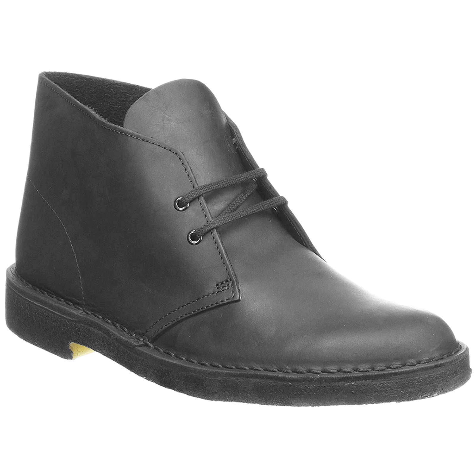 Clarks desert boots matte hot sale black