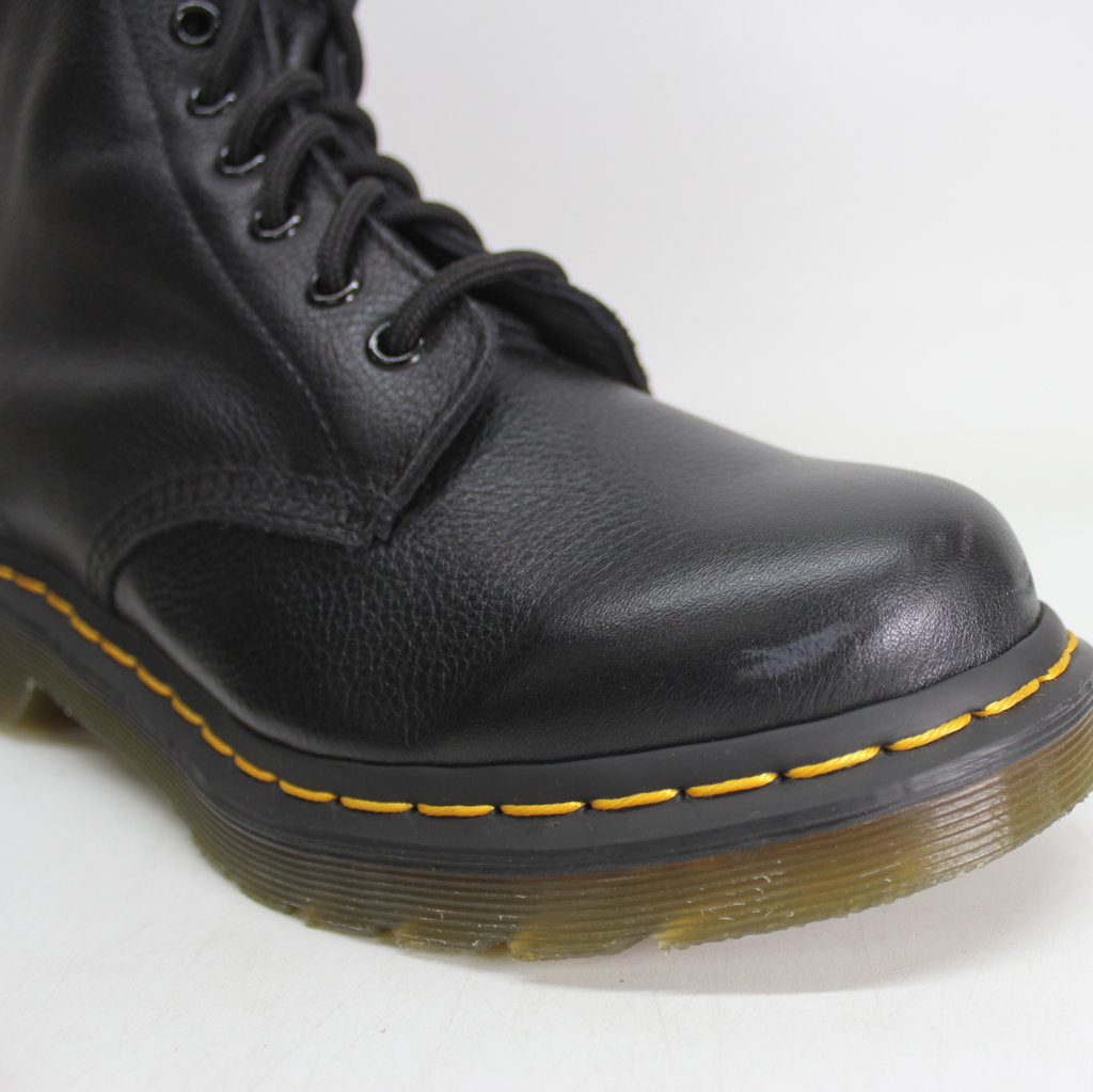 Dr.Martens Womens Boots 1B60 Lace-Up Zip-Up Knee-High Leather - UK 6