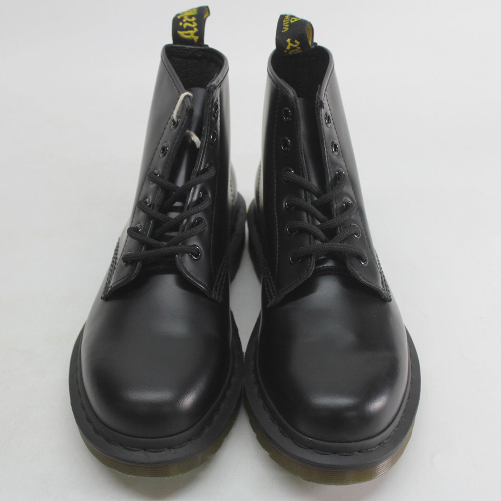 Dr. Martens Unisex Boots 101 Casual Lace-Up Ankle Combat Smooth Leather - UK 6