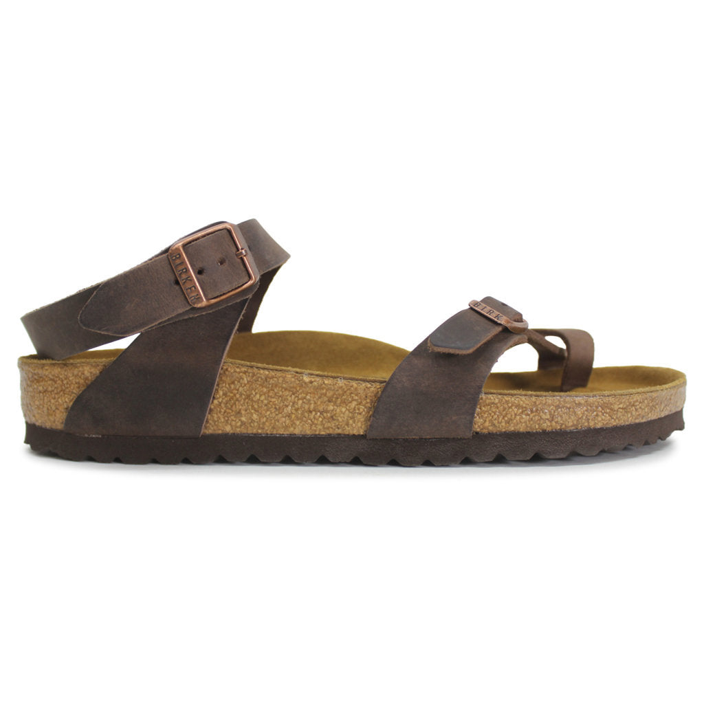 Birkenstock Unisex Sandals Yara Ankle Strap Toe-Post Oiled Nubuck - UK 7