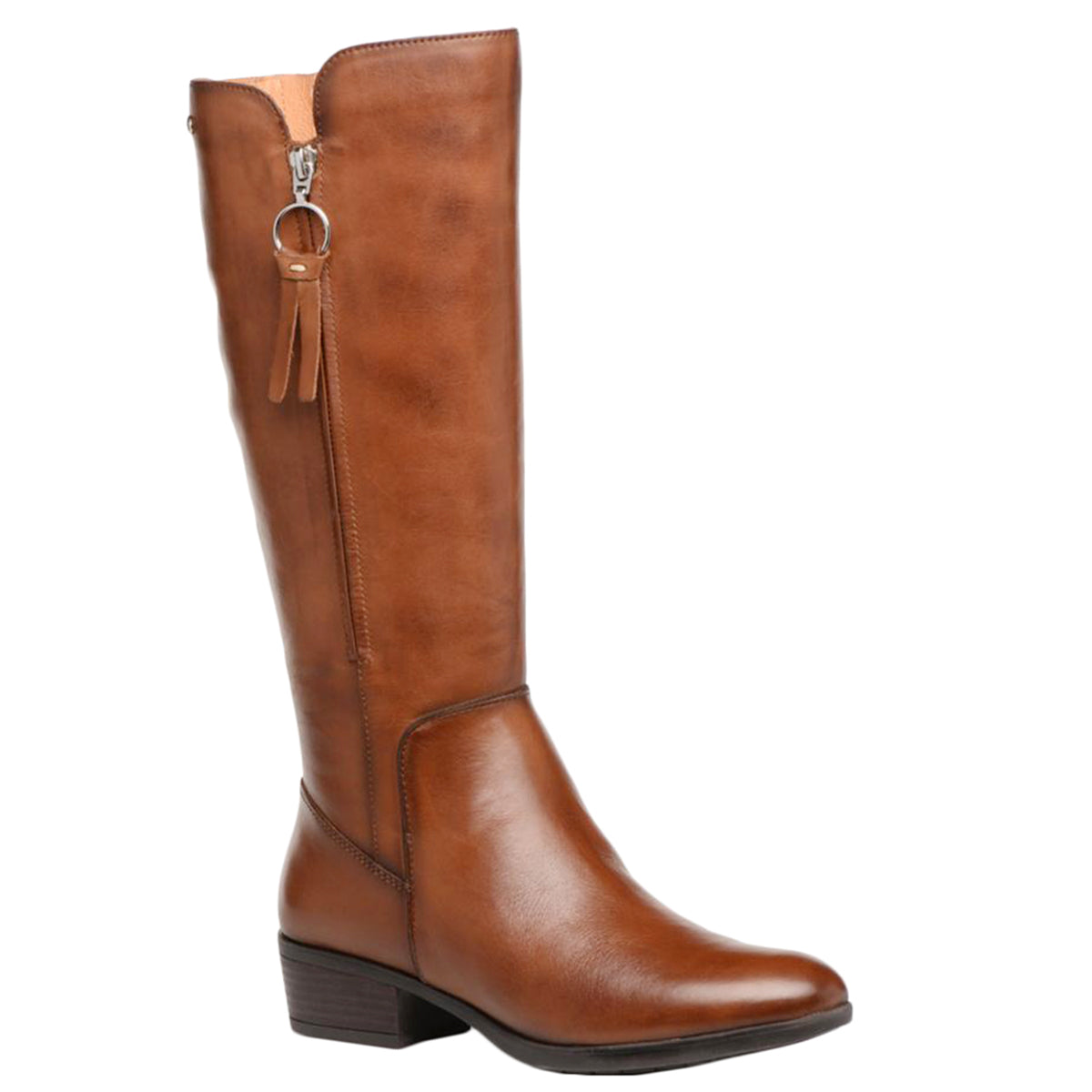 Pikolinos Womens Boots Daroca High-profile Knee-High Zip-Up Leather