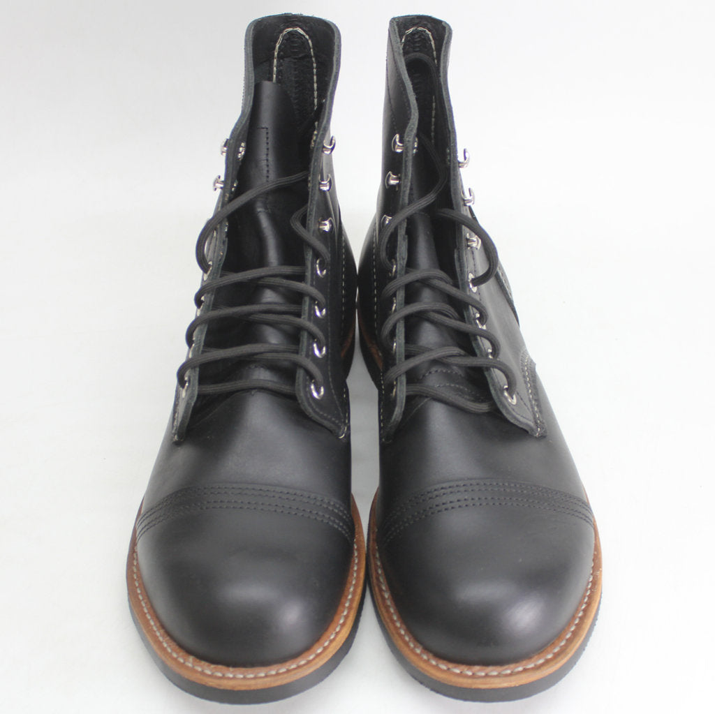 Red Wing Mens Boots Iron Ranger Casual Lace-Up Ankle Derby Leather - UK 9.5