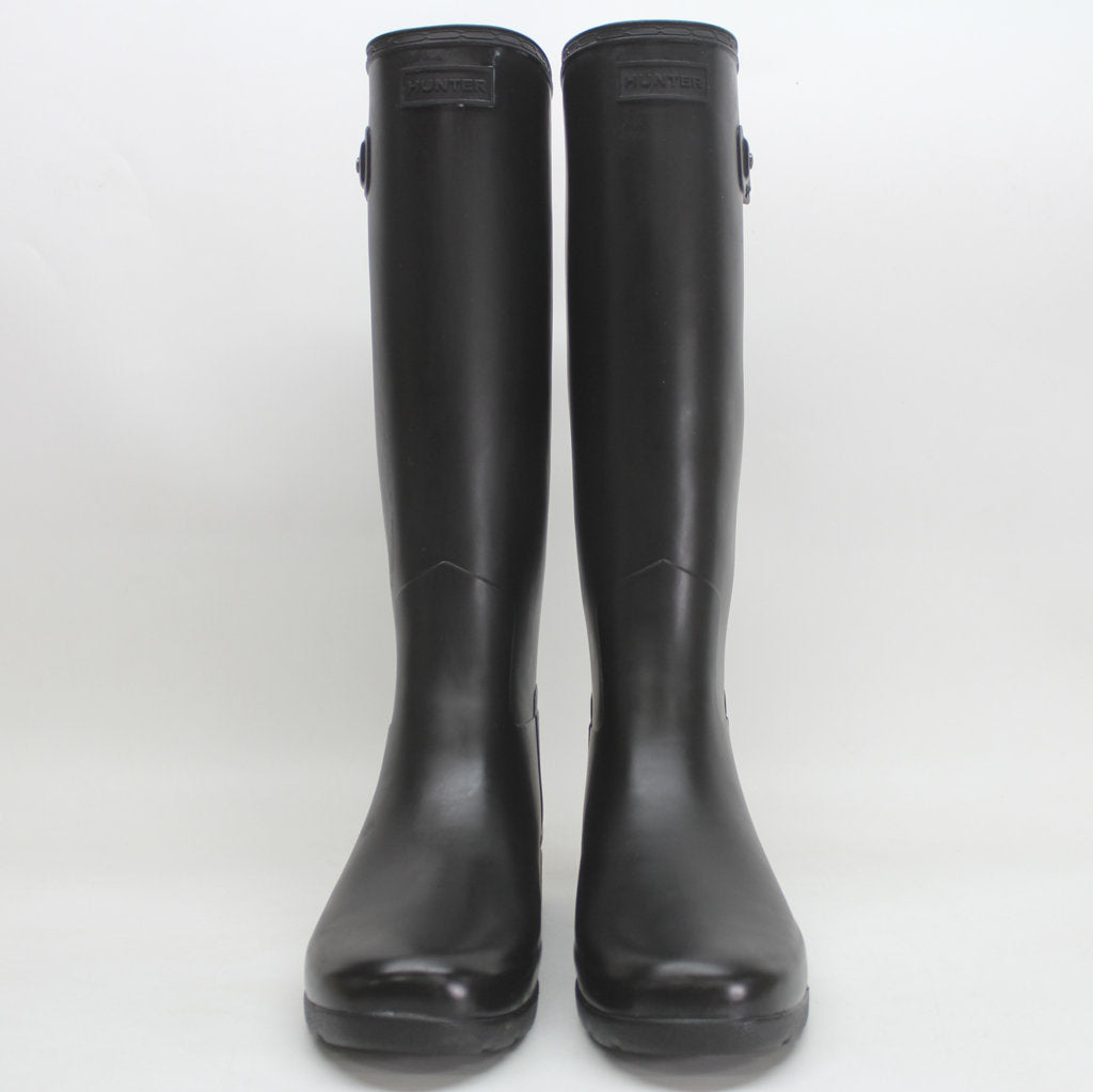 Hunter Womens Boots Original Refined Tall Pull-On Waterproof Rubber - UK 8