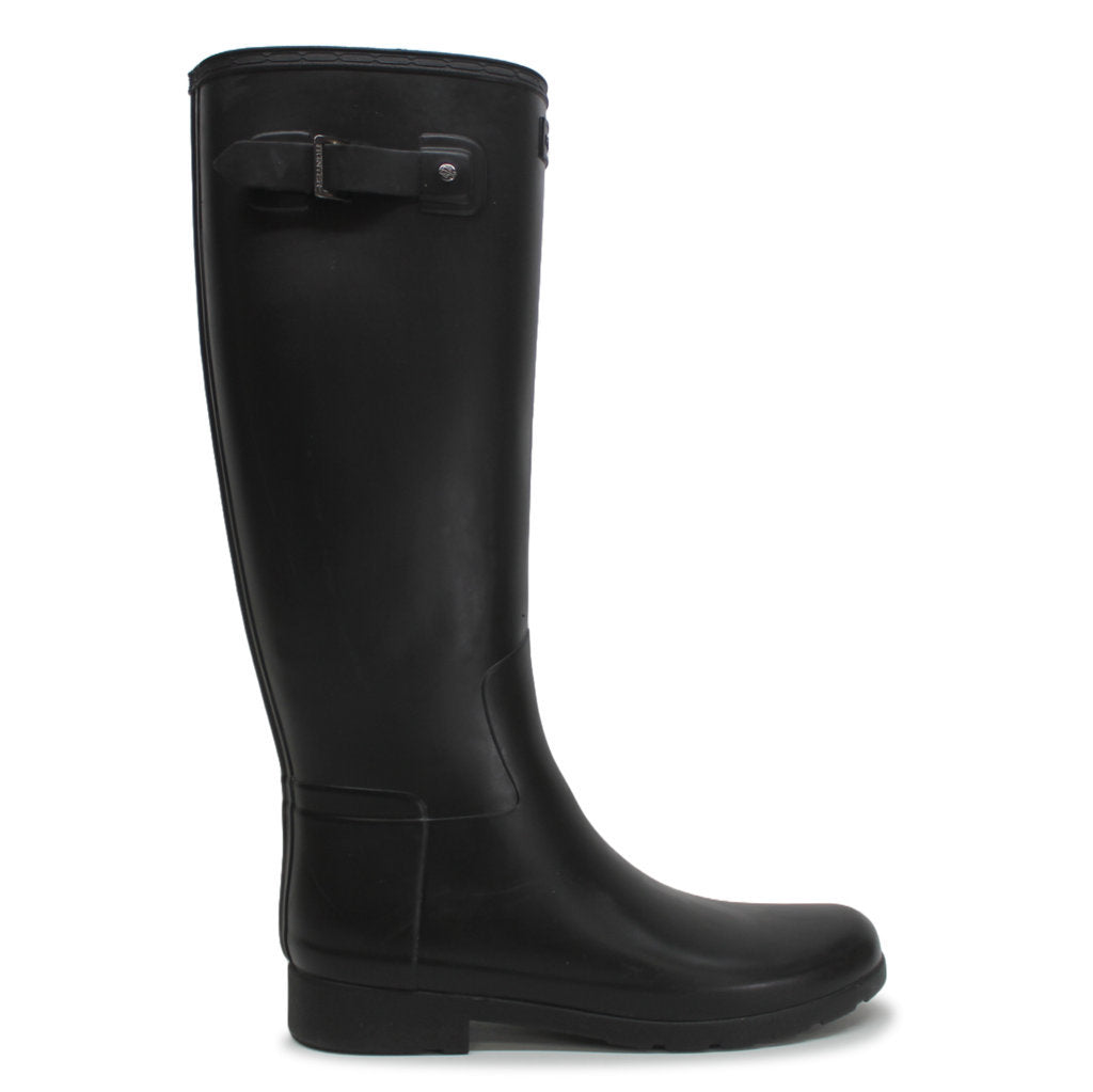 Hunter Womens Boots Original Refined Tall Pull-On Waterproof Rubber - UK 8