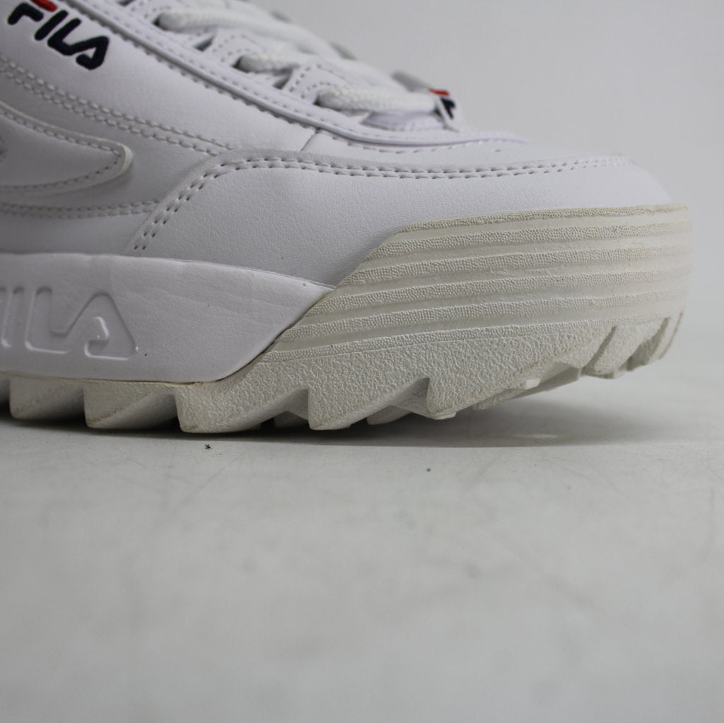 Fila Youth Trainers Disruptor II Sports Low-Top Lace-Up Synthetic - UK 5.5