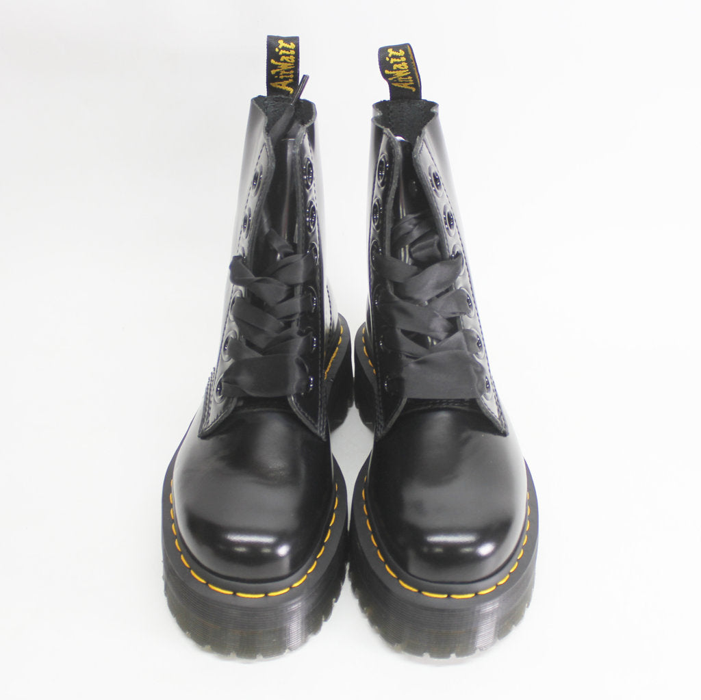 Dr.Martens Womens Boots Molly Casual Ankle Platform Leather - UK 5