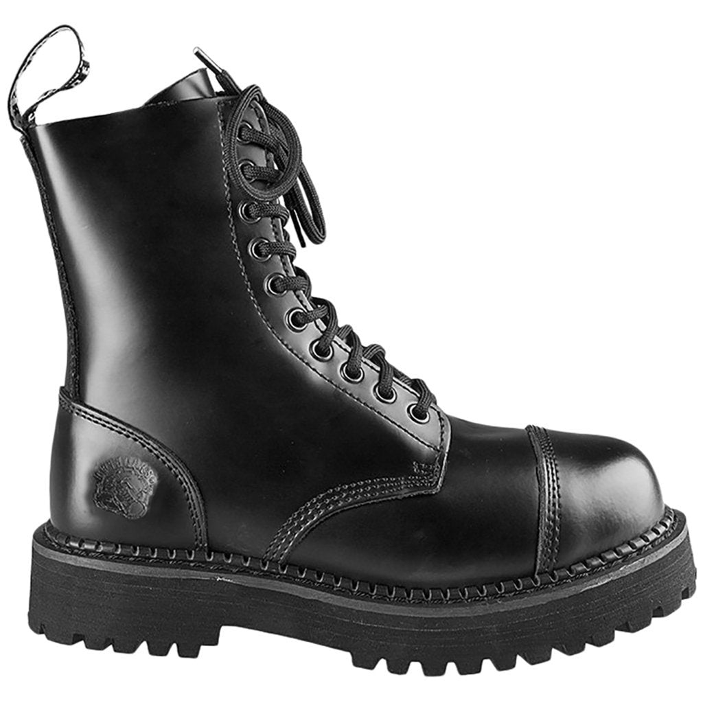 Grinders Unisex Boots Bulldog Steel Toe Lace-Up Ankle Leather - UK 7