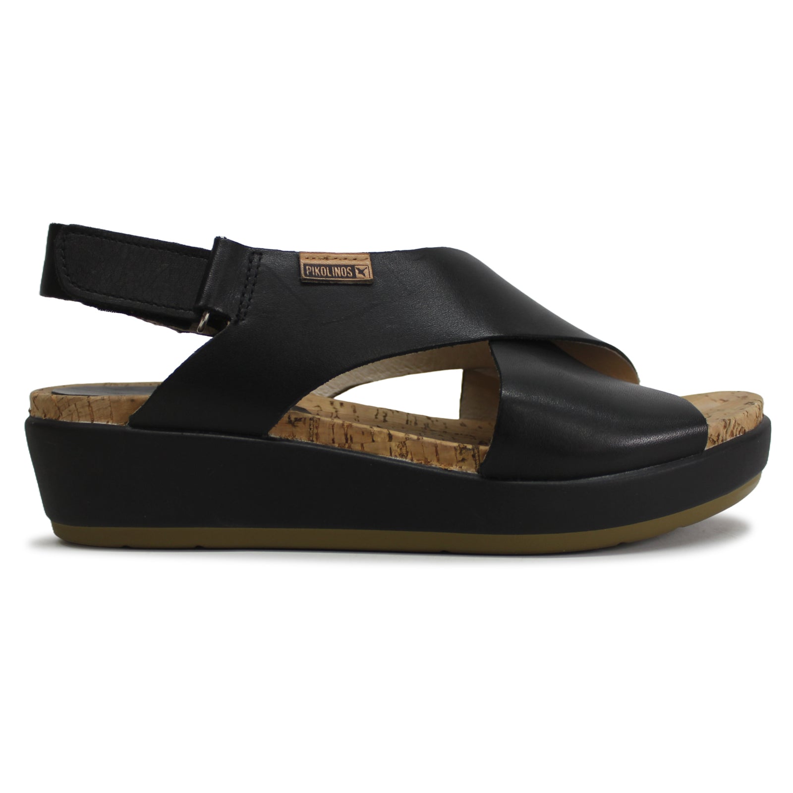 Pikolinos Womens Sandals Mykonos W1G-0757C2 Simple Adjustable Wedges Leather - UK 5-5.5