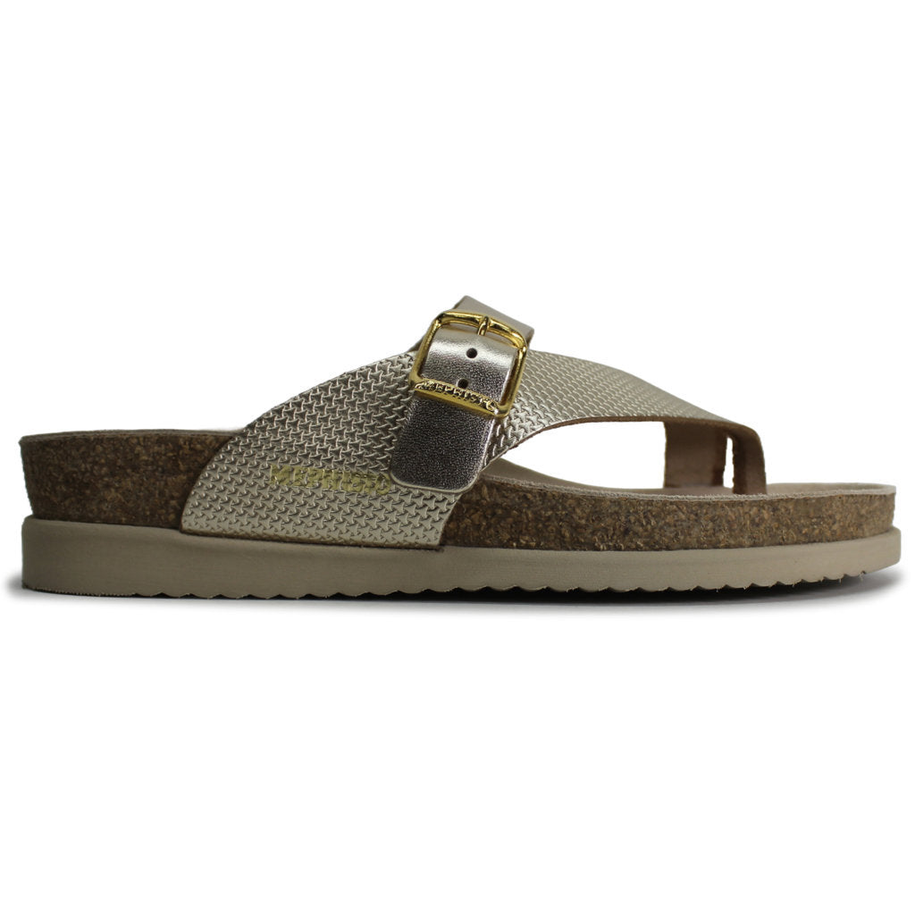 Mephisto Womens Sandals Helen Mix Casual Buckle Toe-Post Open Back Leather - UK 4.5