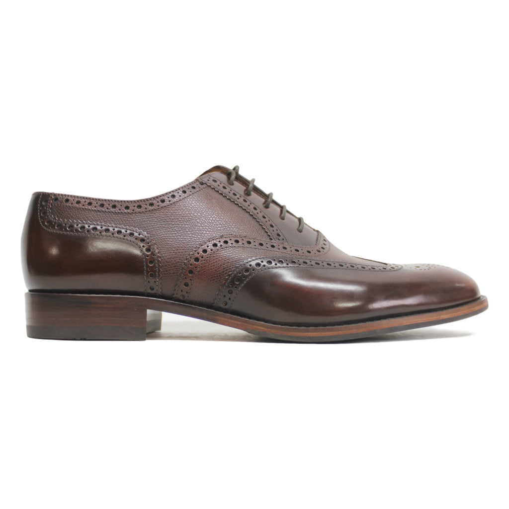 Loake Mens Shoes Lowick Lifestyle Formal Brogue Oxford Leather - UK 9