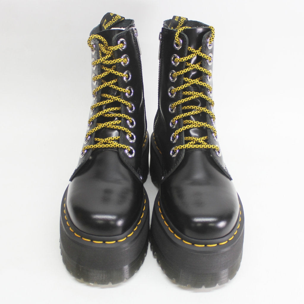 Dr.Martens Womens Boots Jadon Max Casual Ankle Lace-Up Zip-Up Buttero Leather - UK 6.5