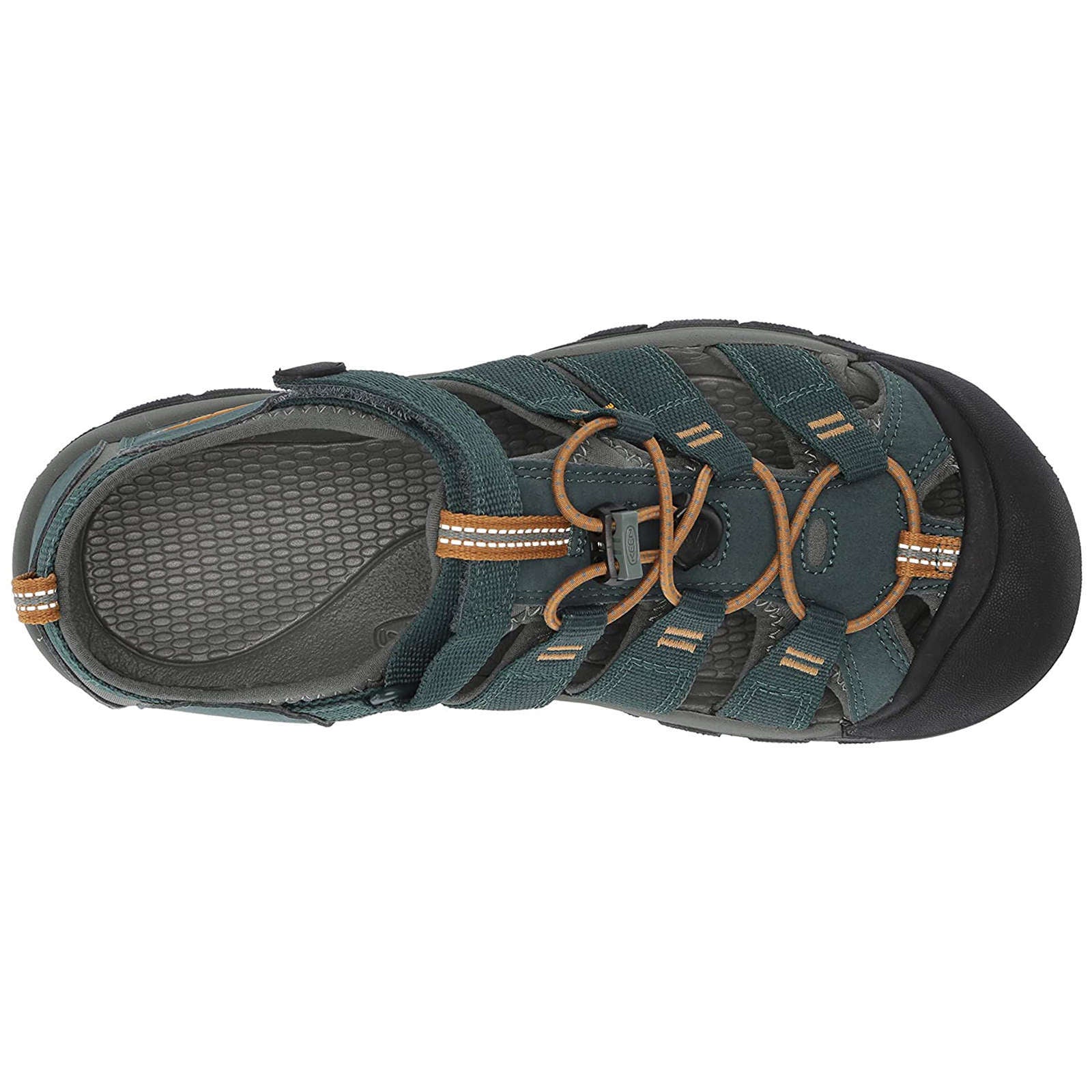 Keen Newport H2 Textile Synthetic Youth Sandals#color_green gables wood thrush