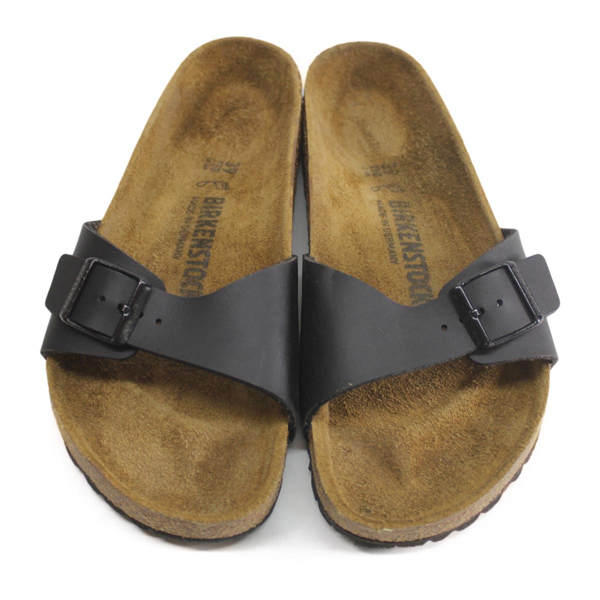 Birkenstock Unisex Sandals Madrid BS Casual Buckle Strap Slides Birko-Flor - UK 5.5