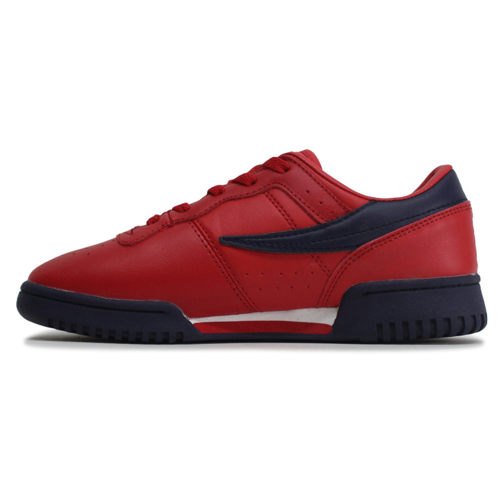 Red and blue store filas