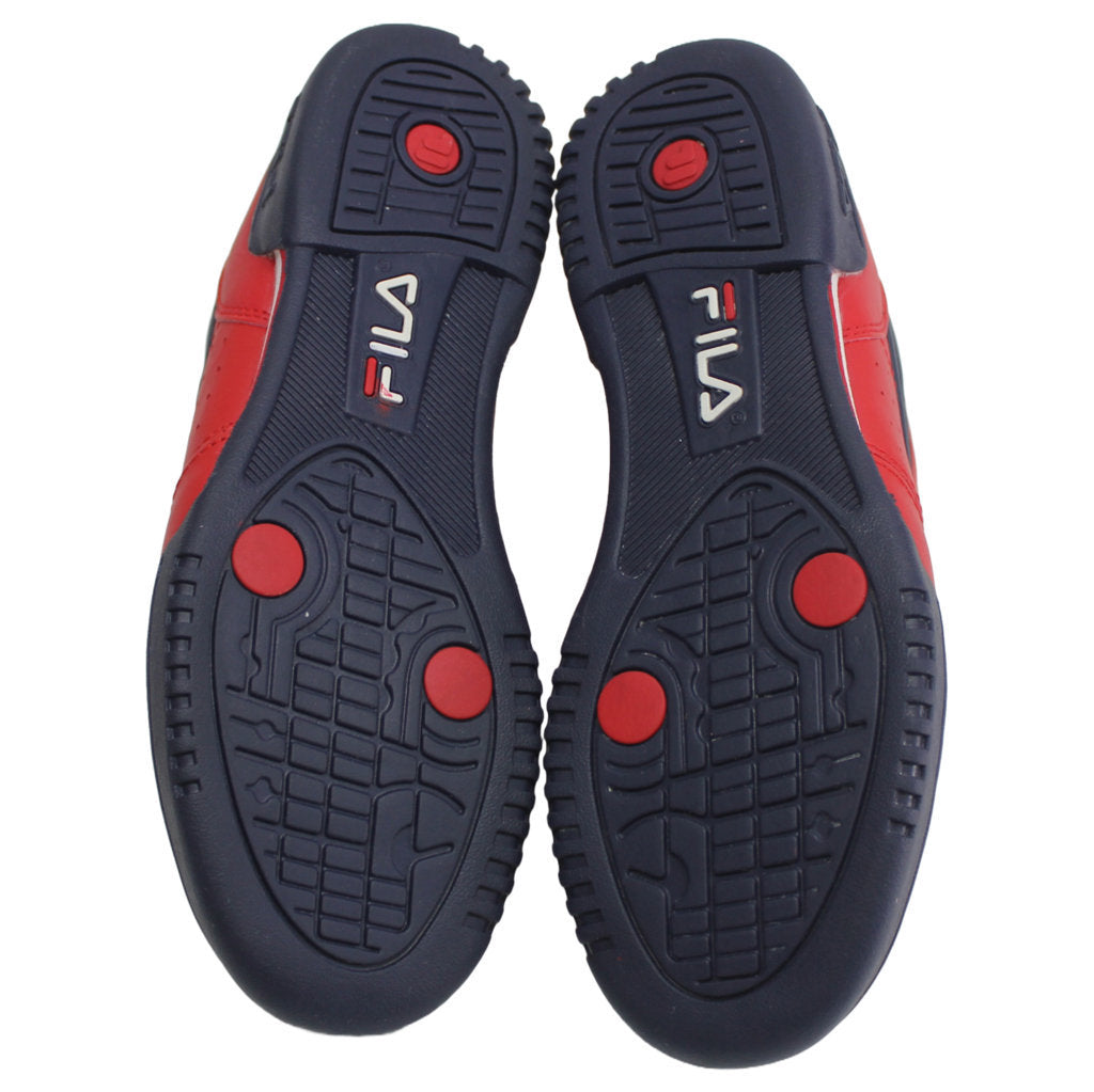 Fila Youth Trainers Original Fitness Casual Lace-Up Sneakers Leather Synthetic - UK 4.5