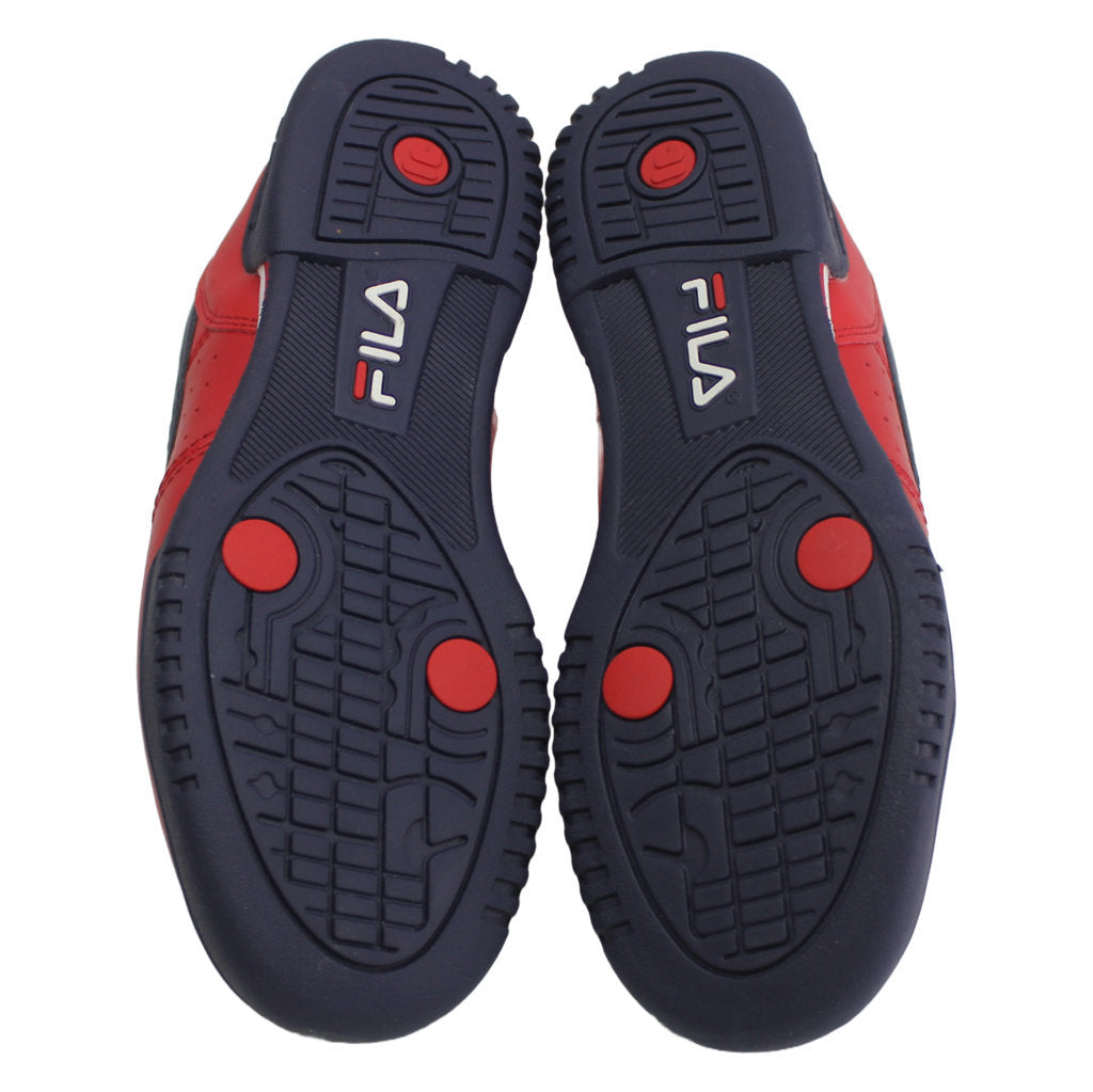 Fila Youth Trainers Original Fitness Casual Lace-Up Sneakers Leather Synthetic - UK 4.5