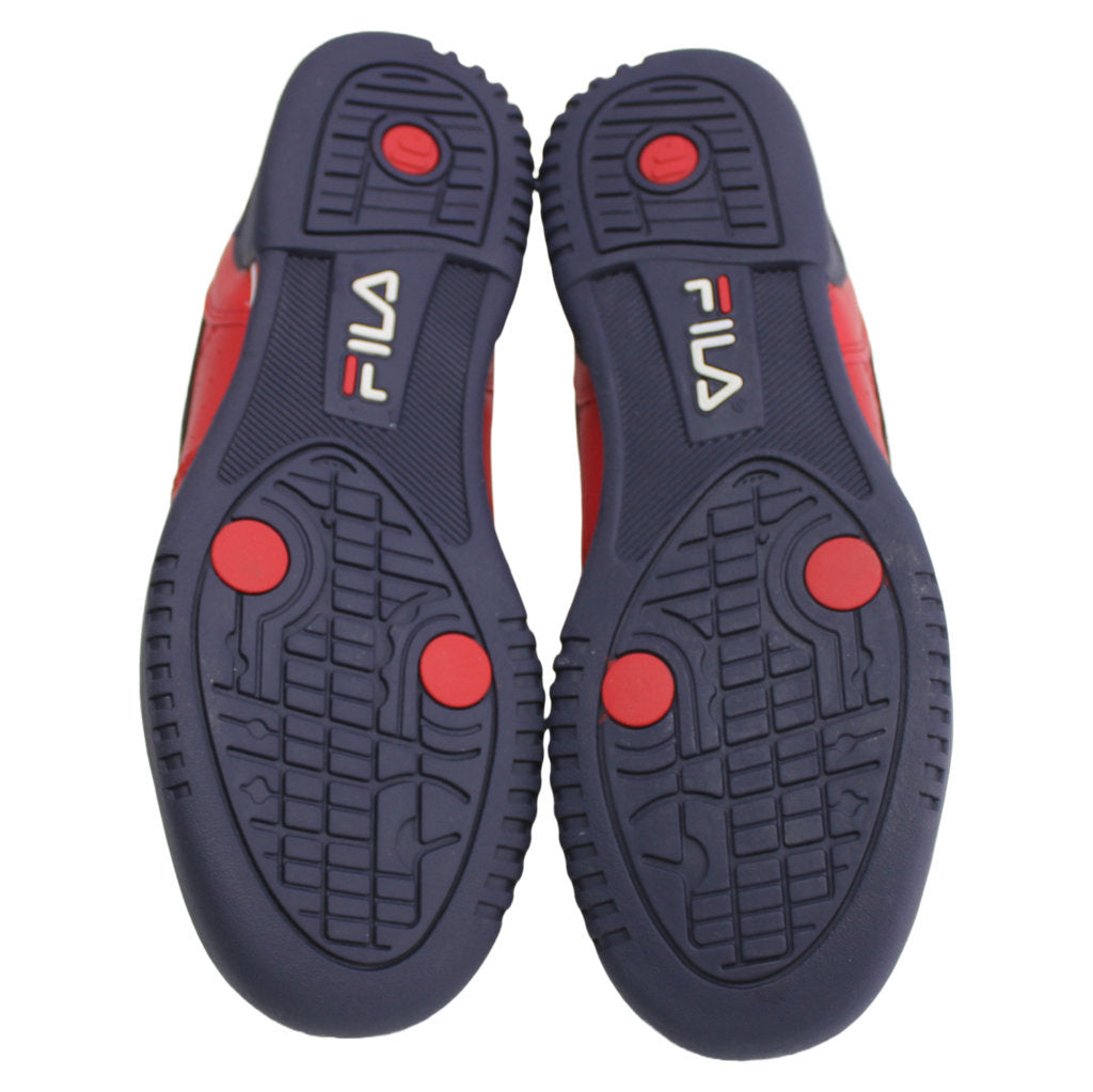 Fila Youth Trainers Original Fitness Casual Lace-Up Sneakers Leather Synthetic - UK 4.5