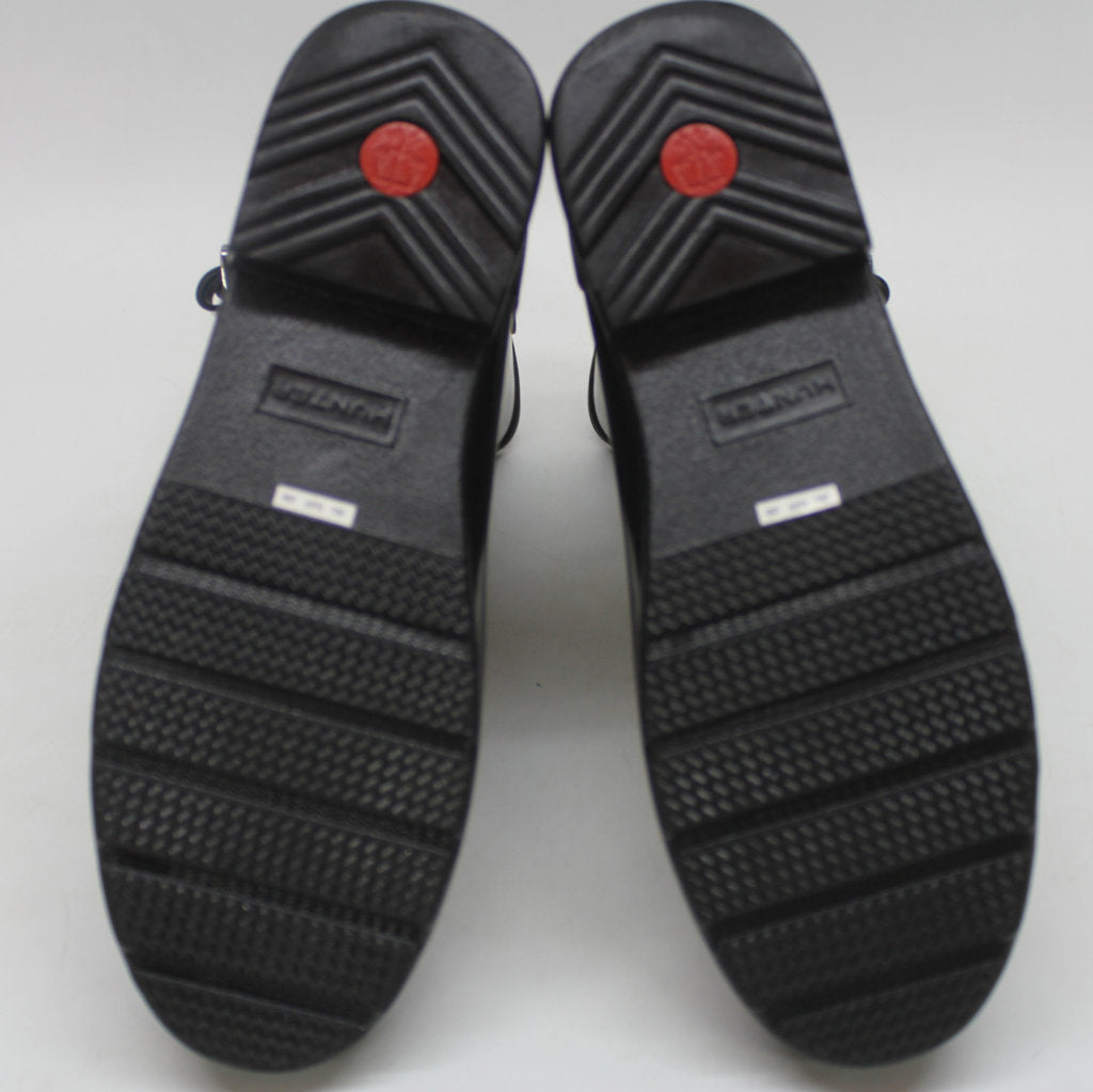 Hunter Womens Boots Refined Adjustable Short Gloss Casual Wellington Rubber - UK 6