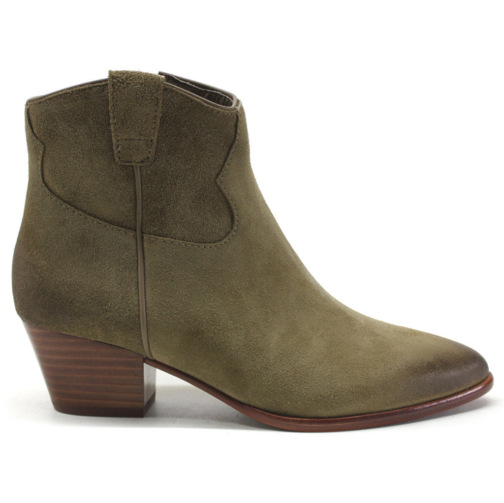 Ash Womens Boots Houston Casual Zip-Up Heeled Ankle Suede - UK 5