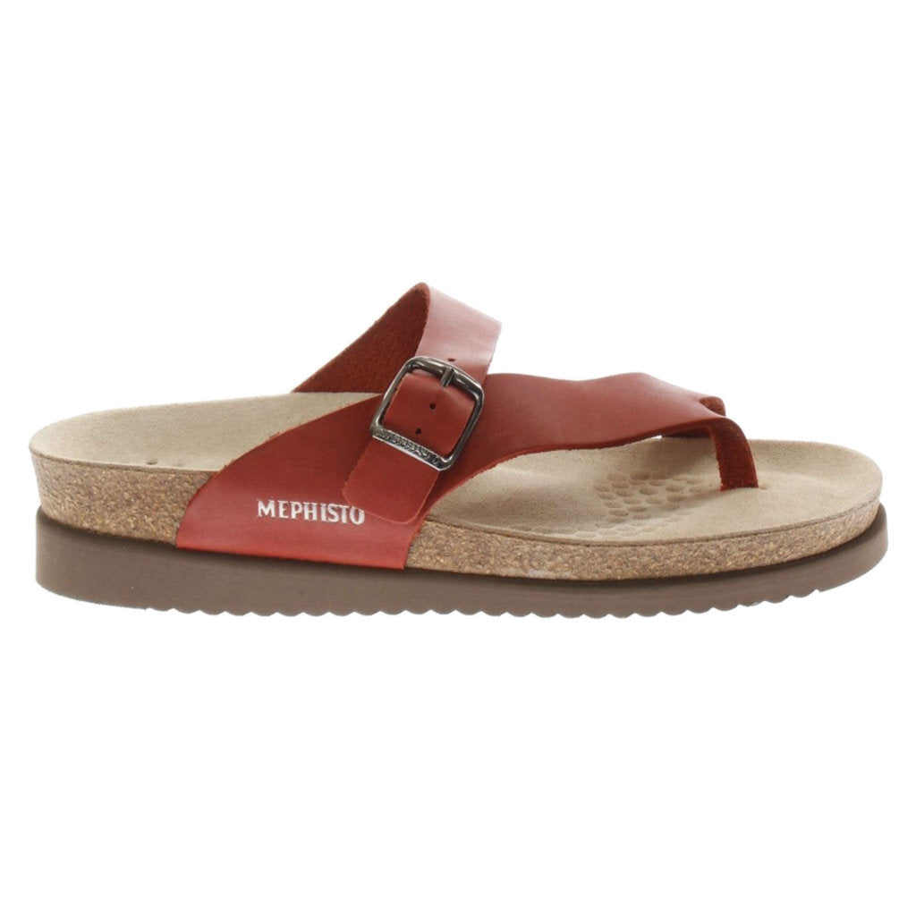 Mephisto Womens Sandals Helen Casual Buckle Strap Toe Post Open Back Leather - UK 6.5