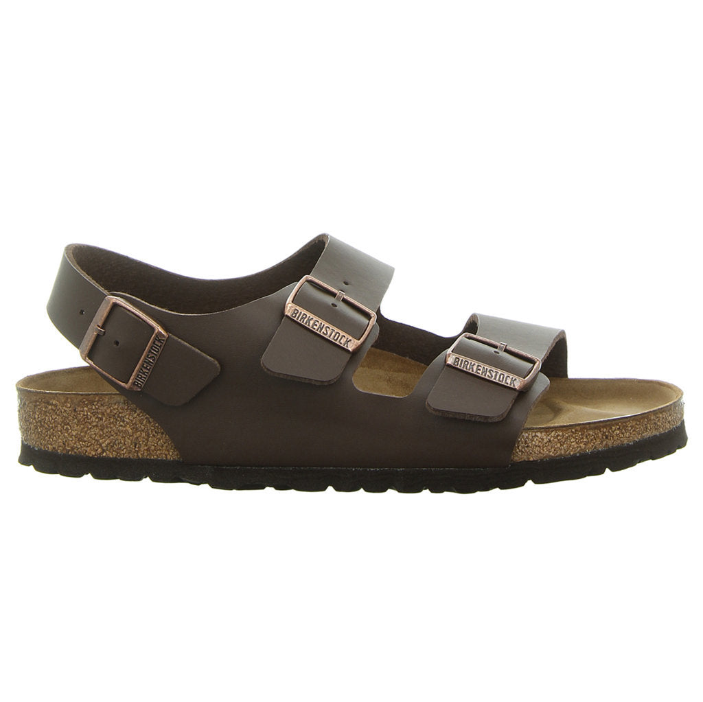 Birkenstock Unisex Sandals Milano BS Adjustable Buckles Slingbacks Birko-Flor - UK 5