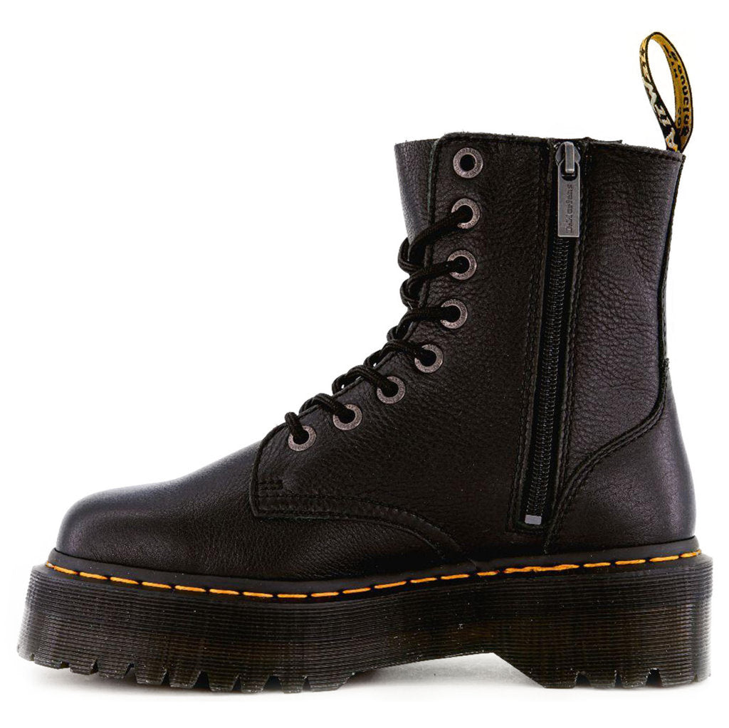 Dr. Martens Unisex Boots Jadon III Casual Lace-Up Goodyear-Welt Pisa Leather - UK 6