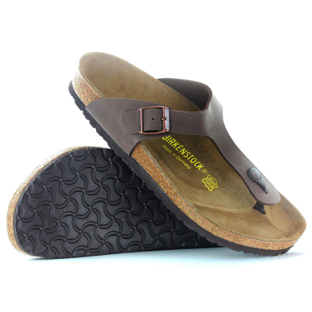 Birkenstock Unisex Sandals Gizeh BS Buckle Toe-Post Open-Back Birko-Flor - UK 10.5