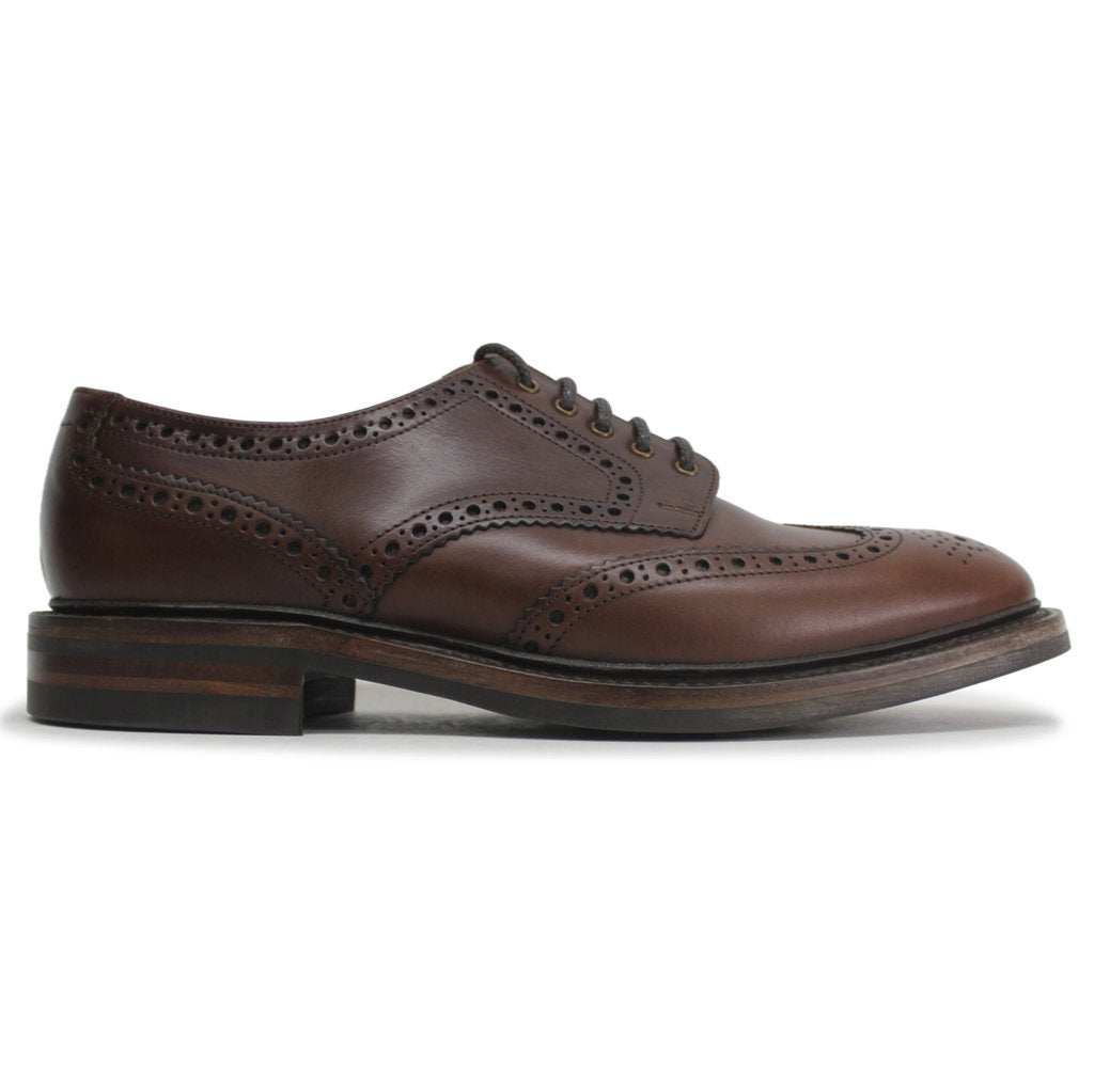 Loake Mens Shoes Chester Casual Low-Profile Goodyear-Welt Lace-Up Leather - UK 8.5