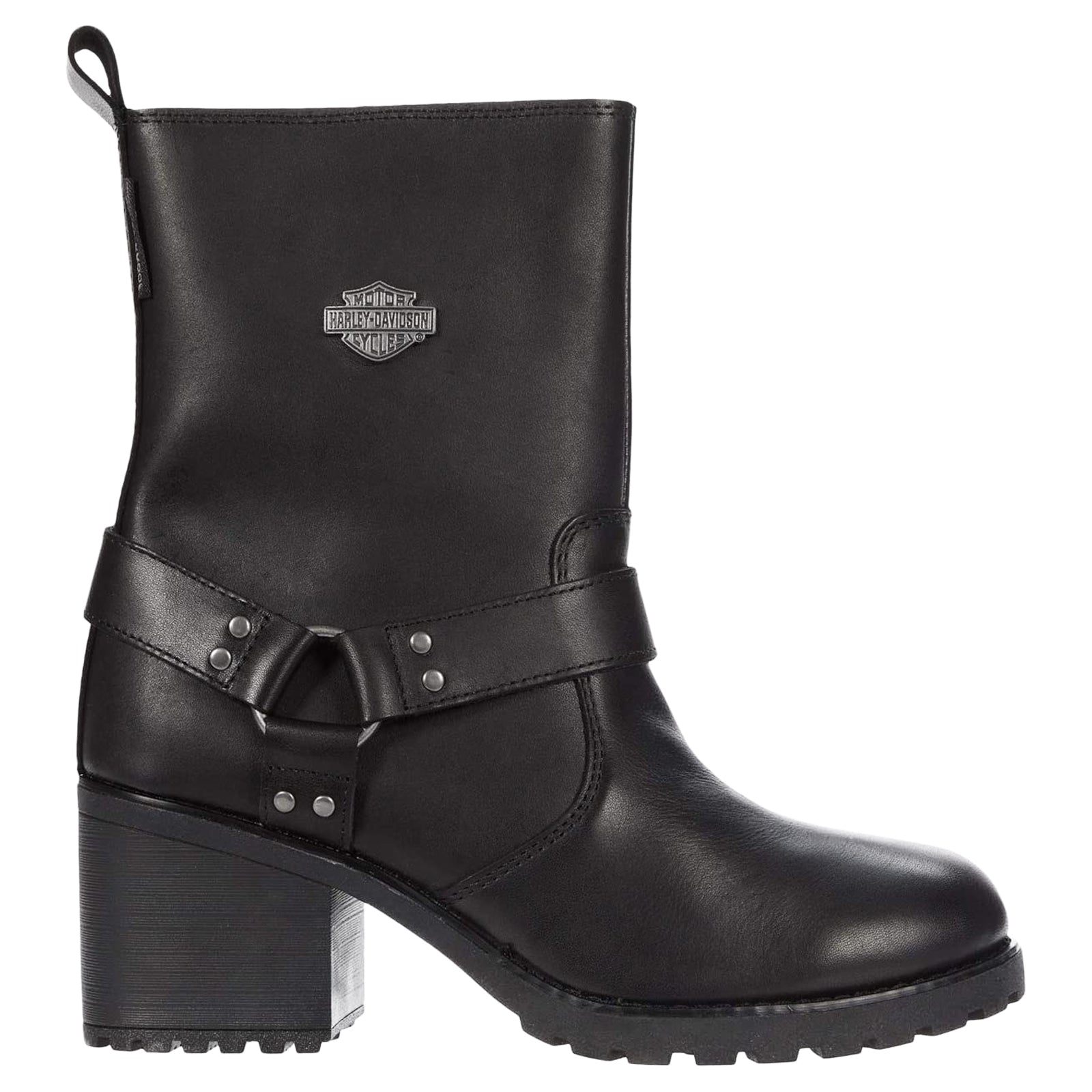 Harley Davidson Womens Boots Howell 7" Harness Side-Zip - UK 5