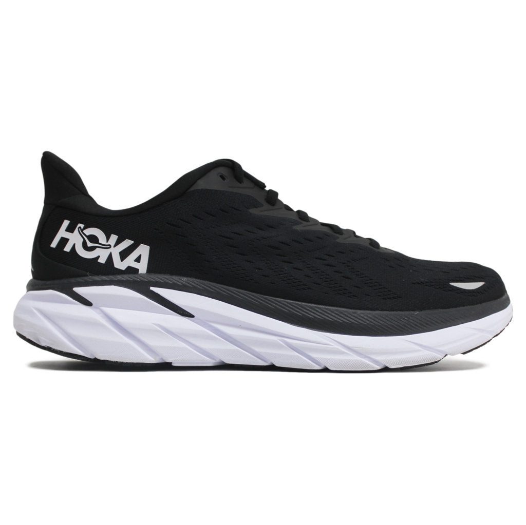 Hoka Mens Trainers Clifton 8 Lace-Up Low-Top Running Mesh - UK 11.5