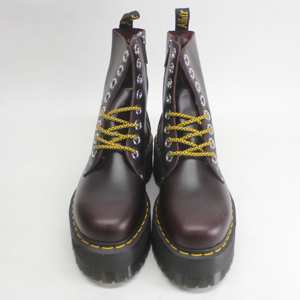 Dr. Martens Womens Boots Jadon Max Lace-Up Ankle Goodyear-Welt Leather - UK 6