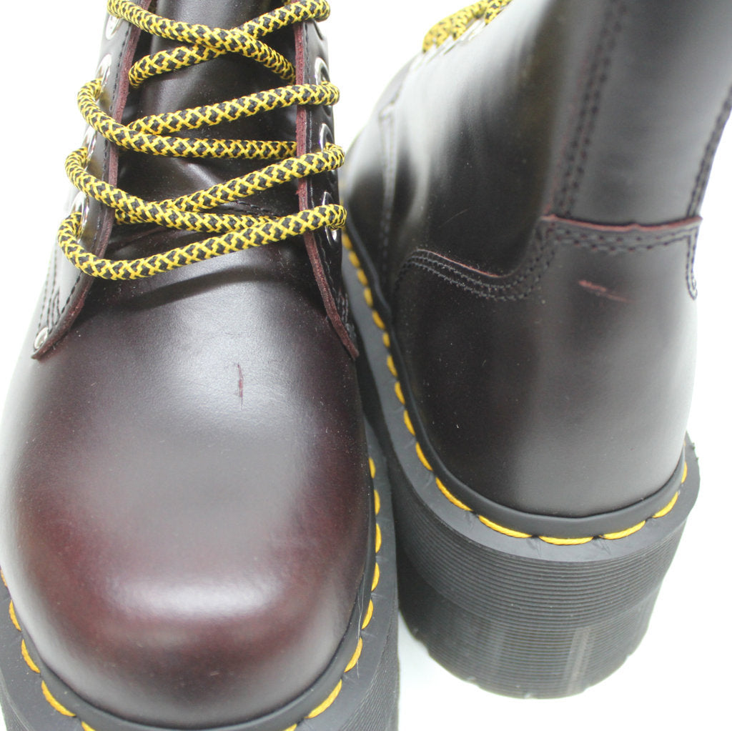 Dr. Martens Womens Boots Jadon Max Lace-Up Ankle Goodyear-Welt Leather - UK 6