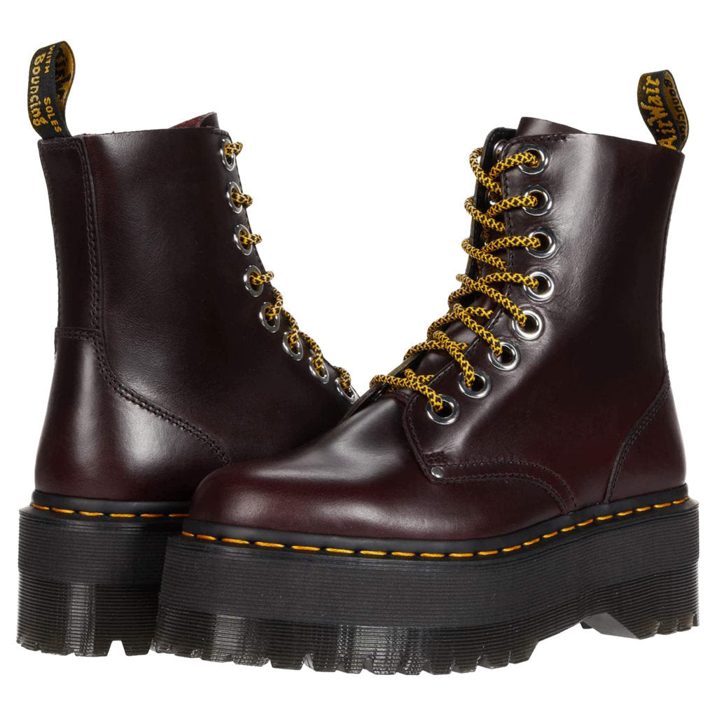 Dr. Martens Womens Boots Jadon Max Lace-Up Ankle Goodyear-Welt Leather - UK 7