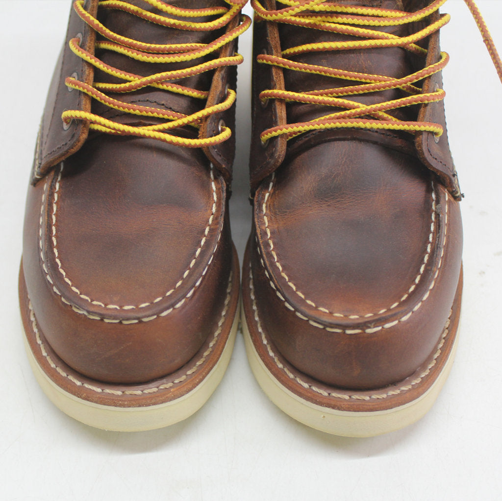 Red Wing Womens Boots 6 Inch Classic Moc Casual Lace Up Mocassin Leather - UK 4.5